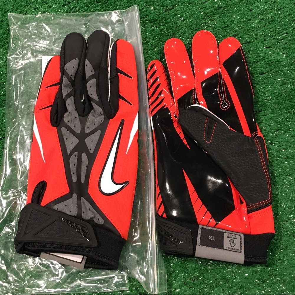 NEW NIKE VAPOR JET 2.0 WR FOOTBALL GLOVES XL